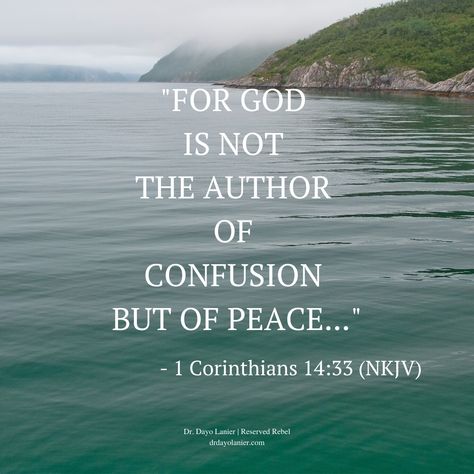 “For God is not the author of confusion but of peace...” - 1 Corinthians 14:33 #SundayMorning #SundayThoughts #SundayMotivation #SundayVibes #StayHomeSaveLives God Is Not The Author Of Confusion, Powerful Scriptures, Sunday Motivation, Bible Study Verses, Bible Motivation, Spiritual Warfare, Favorite Bible Verses, Scripture Quotes, Positive Life