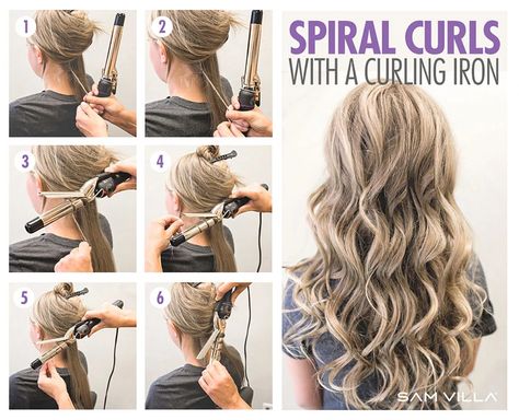 Hair Curling Techniques, Hair Curling Tools, Ribbon Curls, Different Types Of Curls, Curl Your Hair, Curls For Long Hair, Long Face Hairstyles, Face Shape Hairstyles, Types Of Curls