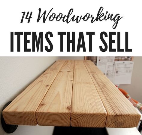 14 Woodworking Items that sell on Etsy and other handmade marketplaces. These easy projects will get you started on your very own store. Woodworking Items That Sell, Sell Ideas, Wood Crafting Tools, Graphisches Design, Wood Projects That Sell, Into The Wood, Scrap Wood Projects, Woodworking Projects That Sell, Diy Holz