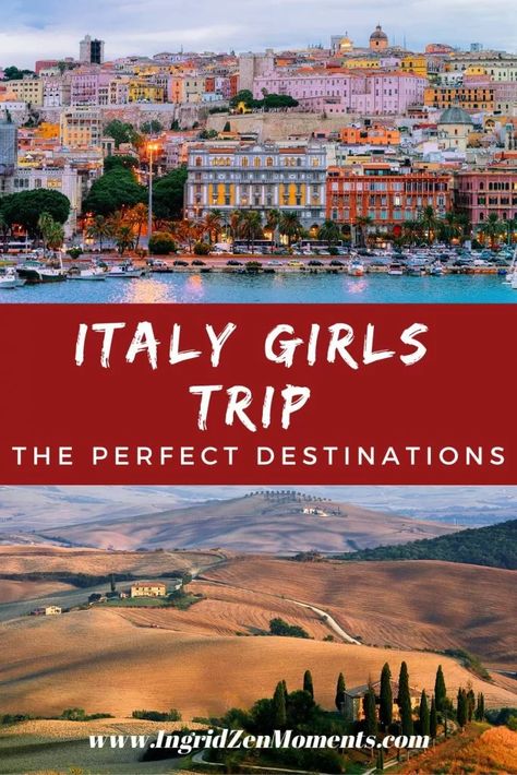 Italy Girls Trip: Best Places to Visit in Italy with Your Girlfriends Mother Daughter Italy Trip, Italy Girls Trip, Birthday In Italy, Girlfriend Trips, Italy Travel Outfit, Italy Girl, Places To Visit In Italy, Italy Trip Planning, Best Cities In Europe