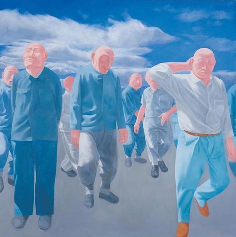 Top 20 Chinese Contemporary Artists of 2016 – YangGallery Fang Lijun, Cynical Realism, Asian Artist, Woodblock Printmaking, Chinese Contemporary Art, Art Asiatique, China Painting, Drawing Skills, Chinese Painting