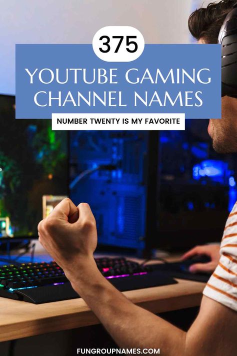 375 YouTube Gaming Channel Names Gaming Channel Names, Youtube Names, Group Names, Fps Games, Life Group, First Person Shooter, Racing Games, 8 Bit, Horror Game