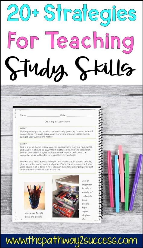 Study Skills Activities, Teaching Study Skills, Mentoring Activities, Future Skills, Teaching Executive Functioning, Writing Homework, Good Study Habits, Assessment Strategies, Study Strategies