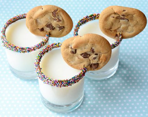 New Year’s Eve Midnight Milk and Cookies | CBC Parents New Years Eve Snacks, Silvester Snacks, New Years Eve Menu, New Year's Snacks, New Years Eve Drinks, New Years Eve Party Ideas Food, New Years Eve Dessert, New Years Eve Traditions, New Year's Eve Activities