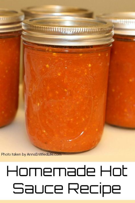 Best Hot Sauce Recipe, Habanero Hot Sauce Canning, Canning Hot Pepper Sauce, Hot Pepper Sauce For Canning, How To Can Hot Sauce, Canned Habanero Hot Sauce, How To Make Your Own Hot Sauce, Canning Pepper Sauce, How To Make Hot Sauce From Fresh Peppers