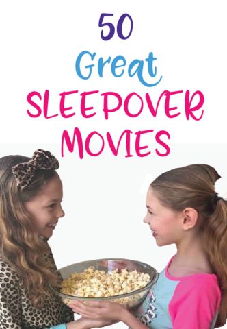 Movies To Watch With Your Daughter, Sleepover Movies, Movie Night Birthday Party Ideas, Girly Sleepover, Movie Night Sleepover, Popcorn Popping, Sleepover Fun, Teen Sleepover Ideas, Best Kid Movies