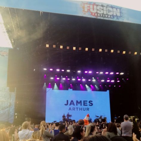 JAMES ARTHUR FUSION FESTIVAL 2018  Pinterest: @typicalpins James Arthur Concert Outfit, James Arthur Concert, Fusion Festival, James Arthur, Concert Aesthetic, + Core + Aesthetic, Cover Pics, 2024 Vision, Instagram Ideas