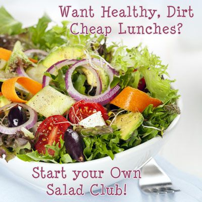 Budget101 Salad Club Healthy Snacks For Work, Lunch At Work, Cheap Lunch, Filling Lunch, Lunch Idea, Dirt Cheap, Healthy Lunches, Healthy Work Snacks, Snacks For Work