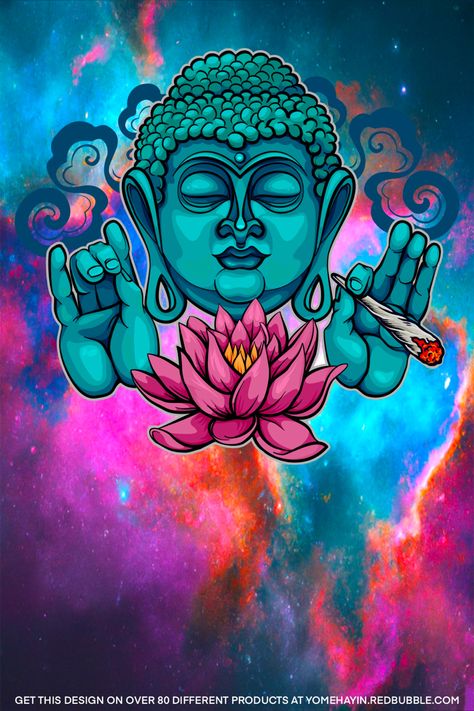 Buddha smoking a joint,buddha,stoned buddha,stoner buddha,weed,marijuana,cannabis,420,meditation,meditate,meditating,buddhist,Buddhism,stoner,stoned,yoga,Buddha with lotus flower,lotus flower,holistic medicine,hippie,trippy hippie,higher state of mind,state of mind,stoner gift idea,stoner gift,stoner stickers,stoner merch,stoner shirts,stoner tops,stoner tote bags Buddha With Lotus, Yoga Buddha, Hippie Trippy, Peace Art, Holistic Medicine, Drawing Inspo, Lotus Flower, Iphone Background, Ink Tattoo