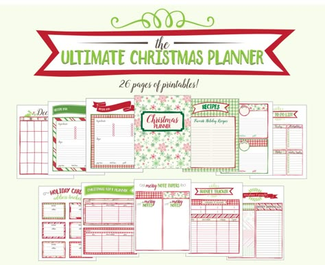 Holiday Planner Printables, Christmas Party Planner, Christmas Planner Printables, Printable Christmas Planner, Christmas Gift Planner, Christmas Party Planning, Send Christmas Cards, Christmas Dinner Menu, Christmas Organization