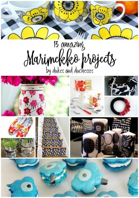 13 Amazing DIY Marimekko Projects - Dukes and Duchesses Diy Marimekko, Diy Shelf Ideas, Diy Shelf, Wall Hanging Ideas, Diy Napkins, Hanging Ideas, Paper Wall Hanging, Party Place, Diy Crafts For Adults