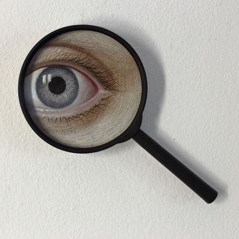 Lab Logo, Eye Sketch, Business Colors, Creative Poster Design, Graphic Design Fun, Through The Looking Glass, Graphic Design Tutorials, Eye Art, Magnifying Glass