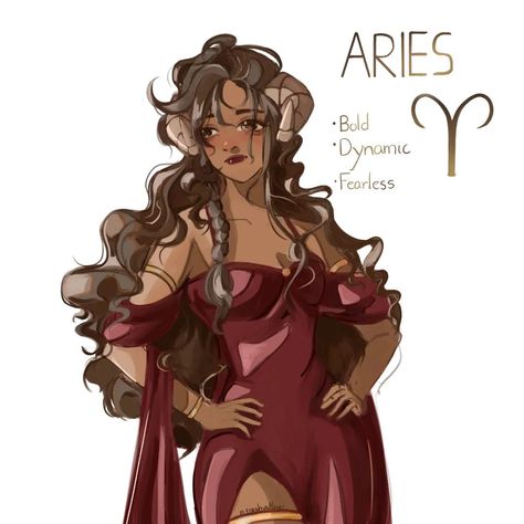 Aries in my style! ONE OUT OF 12 DONE🙇🏻‍♀️ . The hair is actually more detailed than u think,I took 3 days for this . . . . #art #artstyle #zodiacs #zodiacschallenge #illustrations #astrology Aries Hair, Zodiac Signs Aries Art, Zodiac Aries Art, Aries Zodiac Character, Aries Astrology Art, Aries Zodiac Animal, Aries Style, Zodiac Sign, Zodiac Signs