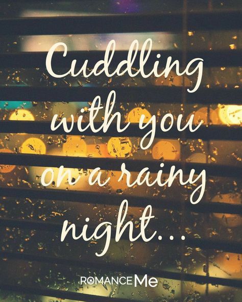 Yes...off to bed now! This is the absolute best...laying on his shoulder and listening to the rain. ❤️ #mrandmrs #quarantinelove Rainy Night Quotes, Watching Movies Together, Cuddle Quotes, Good Night Babe, Rainy Day Quotes, Inspirational Marriage Quotes, Romantic Comedies, Improve Your Relationship, Happy Relationship