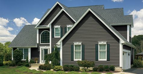 Prodigy® Next-Generation Insulated Siding - Alside James Hardie Siding Colors, Painting Vinyl Siding, Grey Vinyl Siding, Insulated Vinyl Siding, Window Film Designs, Content Types, Insulated Siding, James Hardie Siding, Steel Siding