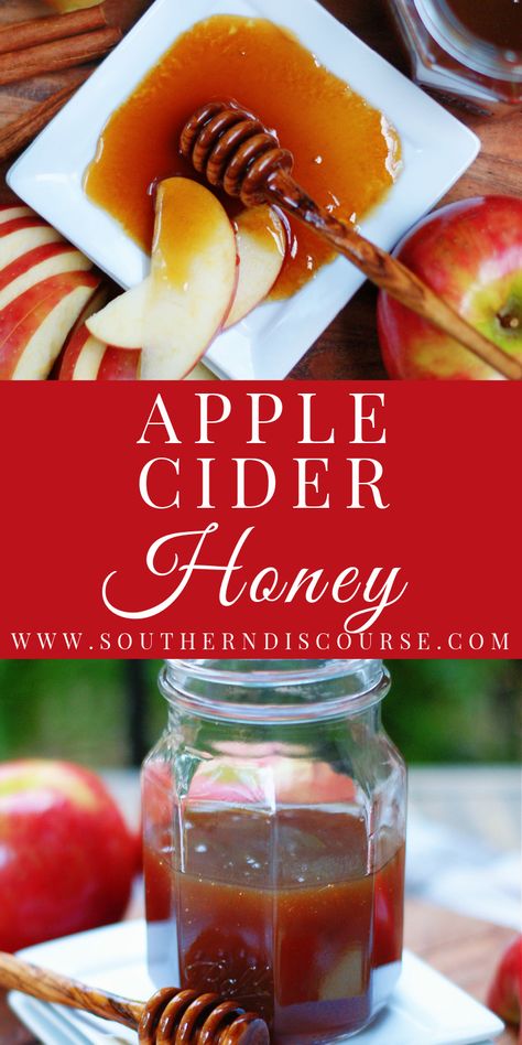 Apple Cider Spiced Honey - southern discourse Southern Discourse, Honey Drizzle, What Is Healthy Food, Spiced Honey, Healthy Nutrition Plan, Fall Faves, Brown Spots Removal, Friends Food, Fall Recipe