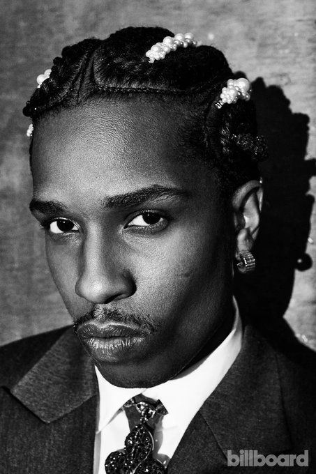 Asap Rocky Hair, Billboard Cover, Lord Pretty Flacko, November Ideas, Pearl Hair Clips, Caribbean Music, Pretty Flacko, A$ap Rocky, Afrocentric Art