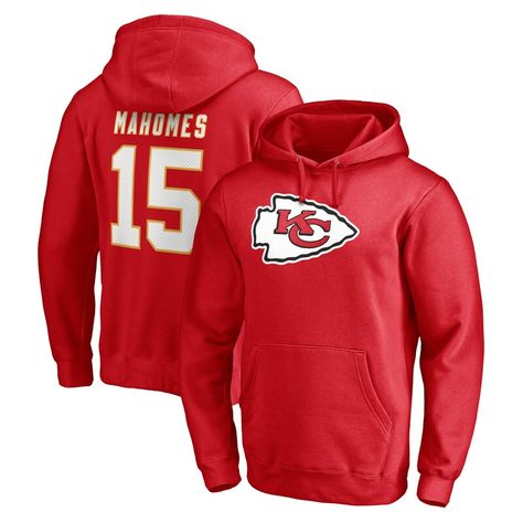 Patrick Mahomes is your favorite player, and for good reason. Show him your support by grabbing this Kansas City Chiefs Player Icon Name & Number Pullover Hoodie from Fanatics Branded. It features bold Kansas City Chiefs and Patrick Mahomes graphics, so no one will be able to question where your allegiance lies every time you rock this sweet gear. Chiefs Super Bowl, Chiefs Game, Nfl Kansas City Chiefs, Patrick Mahomes, Pocket Hoodie, Red Hoodie, Kansas City Chiefs, Big & Tall, Big And Tall