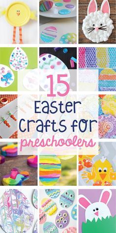 15 Easter Crafts for Preschoolers on Love the Day Easter Crafts For Preschoolers, Easter Crafts Preschool, Easter Crafts For Toddlers, Quick Projects, Crafts For Preschoolers, Easter Arts And Crafts, Fun Easter Crafts, Easter Egg Ornaments, Easter Preschool