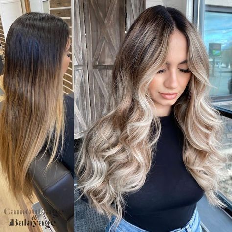 Dirty Blonde Hair Ideas, Natural Dark Blonde, Blonde Hair With Roots, Blonde Hair Ideas, Dark Blonde Hair Color, Blonde Hair With Bangs, Hair Adviser, Creamy Blonde, Shadow Root