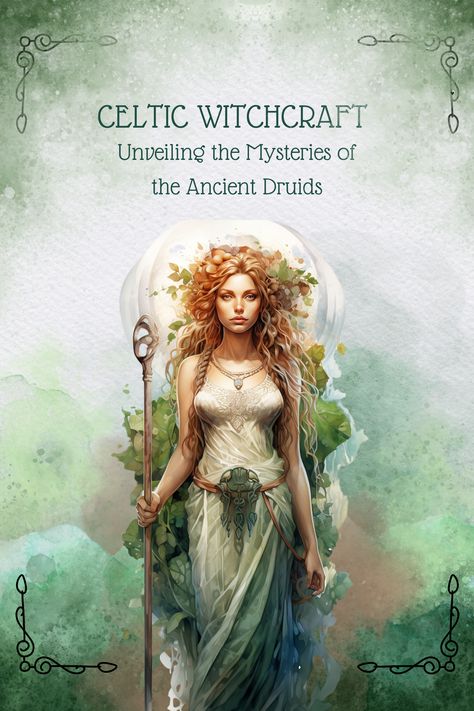 Celtic witchcraft is an ancient spiritual tradition that originated in the Celtic cultures of Europe. Influenced by a deep connection with nature and the elements, this magical practice encompasses a variety of rites, symbols and customs. In Celtic magic, the belief in the omnipresence of spirits and deities plays a central role. Celtic Spirituality, Celtic Druid Art, Celtic Magic, Celtic Witchcraft Aesthetic, Celtic Witch Aesthetic, Celtic Witch, Celtic Druid Aesthetic, Celtic Folk Magic, Druid Circle Of Dreams