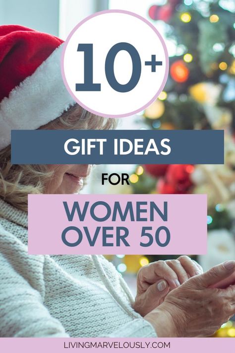 Whether you're shopping for a holiday gift, birthday, or simply to say "I'm thinking of you", these gifts for women over 50 are sure to be a hit! Gift ideas for women over 50, including gifts of time, self-care gifts, and gifts to help them reach their personal goals. Don't miss these Christmas gift ideas for women over 50, including gifts for Grandma, gifts for mom, and gifts for her. Ideas For 50th Birthday Gifts Woman, Christmas Gift Ideas For Older Women, Gifts For Women Over 50, Christmas Gift Ideas For Women, Im Thinking About You, Gifts For Grandma, Gift Ideas For Women, Holiday Recipes Christmas, Holiday Gift Ideas