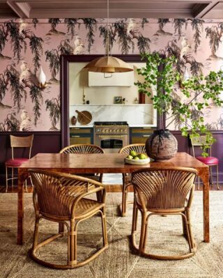 The Pig Hotel, Kids Gallery Wall, Gallery House, Living Room Transformation, Glam Living, British Interior, Brass Side Table, Room Transformation, New York Apartment