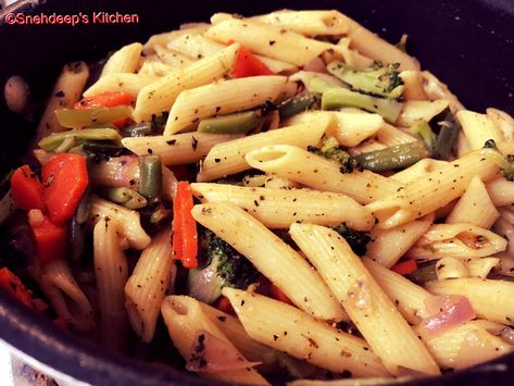 Recipe – No Sauce Pasta / No Cheese Pasta Pasta No Cheese Recipes, Pasta No Sauce Recipe, Pasta Recipes No Sauce, No Sauce Pasta Recipes, No Cheese Pasta Recipes, Pasta No Sauce, No Cheese Pasta, Pasta No Cheese, No Sauce Pasta