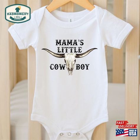 Western Bodysuit, Cowboy Onesie, Cowboy Nursery, Bull Rider, Cowboy Baby, Little Cowboy, Cricut Tips, Funny Baby Onesies, Boy Onesie