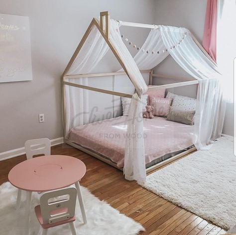 Montessori toddler beds, Frame bed, House bed, house, Wood house, Kids teepee, Baby bed, Nursery bed, Platform bed, Children furniture, FULL/ DOUBLE Montessori Toddler Bed, Bed Children, Toddler Bed Frame, Nursery Bed, Tent Bed, Bed Kids, Bed Wooden, Children Furniture, House Frame Bed