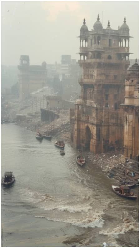 Ancient India Architecture, Varanasi Photography, Kashi Varanasi, Mehrangarh Fort, India Architecture, Temple Photography, Building Plans House, Plans House, Cottage Garden Design