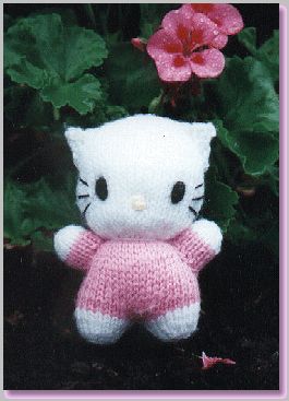 knitted Hello Kitty Cat With Hello Kitty Hat, Knitted Toys Free Patterns Stuffed Animals, Hello Kitty Knitting, Ravelry Knitting Free, Hello Kitty Amigurumi, Knitting Dolls Free Patterns, Knitted Dolls Free, Knitted Doll Patterns, Knitting Toys