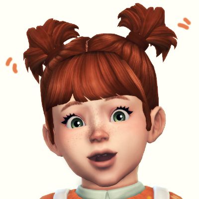 Mimi Hair For Toddlers - The Sims 4 Create a Sim - CurseForge Sims 4 Toddler Hair Maxis Match, Toddler Sims 4 Cc Hair, Sims 4 Cc Kids Hair, Sims 4 Cc Toddler Hair, Infant Sims 4, Sims 4 Infant Hair, Sims 4 Toddler Hair, Toddler Curly Hair, Toddler Hair Sims 4