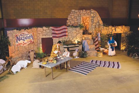 It all began with the vision.  #summerdaycamp #HometownNazareth #vbs Nazareth Vbs, Group Vbs, Easter Play, Group Vacation, Ward Christmas Party, Bethlehem Christmas, Play Props, Christ Centered Christmas, Vbs Themes