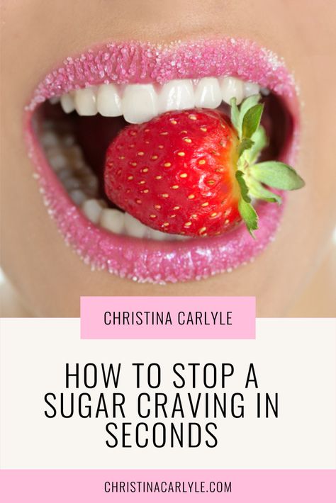 Learn How to Stop a Sugar and Carb Craving in seconds https://www.christinacarlyle.com/how-to-stop-sugar-cravings/ Stop Cravings, Stop Sugar, Sugar Addict, Stop Sugar Cravings, Sugar Free Lifestyle, Inflammation Recipes, Carb Cravings, How To Stop Cravings, Anti Inflammation Recipes