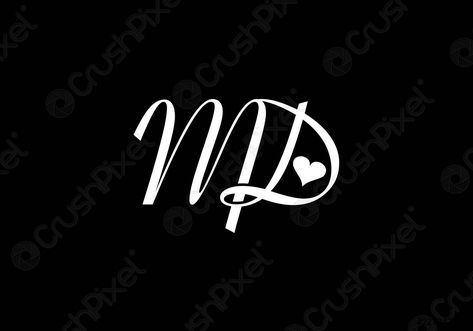 Md Tattoo Letter, Wedding Countdown Quotes, Md Logo, D Letter Images, Wedding Initials Logo, Alphabet Tattoo Designs, Alphabet Letters Design, Initials Logo Design, Stylish Alphabets