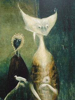 Leonora Carrington  #EdwardJames Patron #LeonoraCarrington https://www.westdean.org.uk/about/who-we-are? Leonora Carrington Art, Leonora Carrington, Arte Peculiar, Creepy Art, Ethereal Art, Weird Art, Surreal Art, Pretty Art, In The Middle