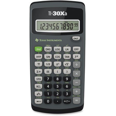 Texas Instruments TI-30XA Student Scientific Calculator, Gray Scientific Calculators, Sin Cos Tan, Dividing Fractions, Trigonometric Functions, Scientific Calculator, Fractions Decimals, Pre Algebra, Standard Deviation, Algebra 1