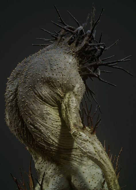 ArtStation - Thorney Woods Parasite Monster, Tentacle Creature, Monster Tentacles, Creature 3d, Zbrush Character, Of Monsters And Men, Tree Textures, Humanoid Creatures, Arte Alien