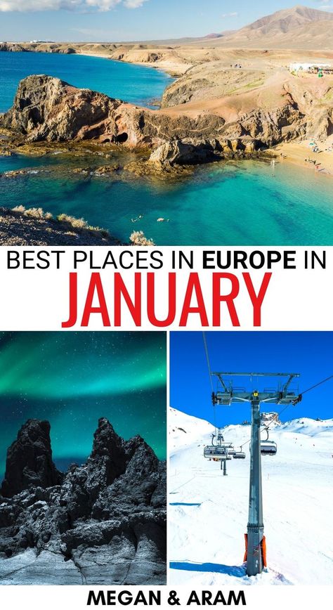 Spain In January, Europe In January, Things To Do In January, Paris In January, Cold Weather Travel, Best Winter Vacations, Best Places In Italy, Travel Europe Cheap, Best Places In Europe