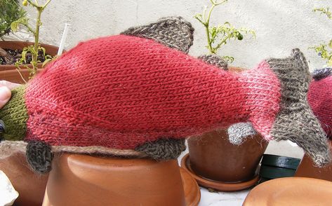 Ravelry: Sockeye Salmon by Christie Rowe Salmon Crochet Pattern, Crochet Salmon Fish Pattern, Salmon Crochet, Knitted Fish, Scary Fish, Red Salmon, Sockeye Salmon, Sweater Patterns, Salmon Fish