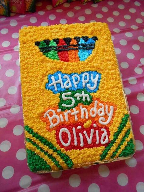 Crayon cake Crayola Party Ideas, Crayola Cake Ideas, Crayons Birthday Party, Crayola Birthday Party Decorations, Crayon Cake Birthday, Crayon Birthday Cake, Crayola Birthday Cake, Crayola Birthday Party Cake, Crayon Theme Birthday Party