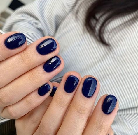 Minimal Nails, Her Nails, Blue Nail, Minimalist Nails, Dream Nails, Fall Nail, Funky Nails, Chic Nails, Blue Nails