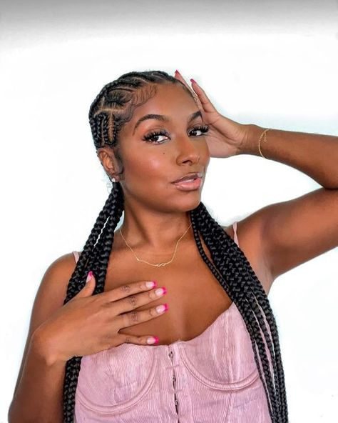 SHANEICE CRYSTAL on Instagram: "Straight backs are always a vibe ✨ #braidsgang" Shaneice Crystal, Straight Backs, Braids, Crystals, On Instagram, Quick Saves, Instagram, Plaits