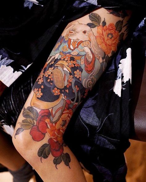 Coloured Tattoos, Tattoos Color, Tato Tradisional, Boys With Tattoos, Blade Tattoo, Yakuza Tattoo, More Tattoo, Jesus Tattoo, Meaningful Tattoo