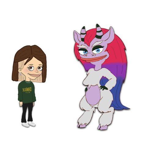 Big Mouth Oc, Hormone Monster, Script Dr, Oc Female, Body Base, Cartoon Profile, Big Mouth, Cartoon Profile Pics, Profile Pics