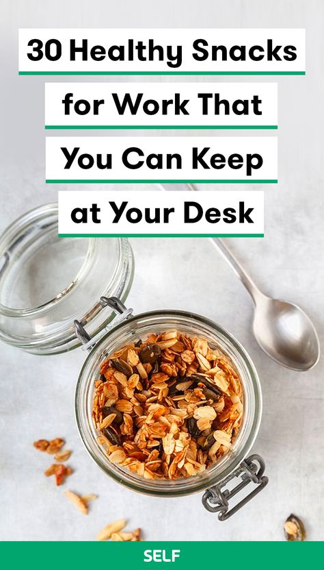 Healthy Office Snacks, Desk Snacks, Healthy Snacks For Work, Healthy Office, Office Snacks, Afternoon Slump, Healthy Afternoon Snacks, Quick Healthy Snacks, Diet Snacks