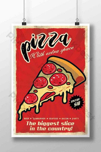 Creative Advertising Poster, Spaghetti Pizza, Creative Pizza, Pizza Poster, Poster S, Food Cartoon, Food Advertising, Pizza Food, Poster Psd Free Download