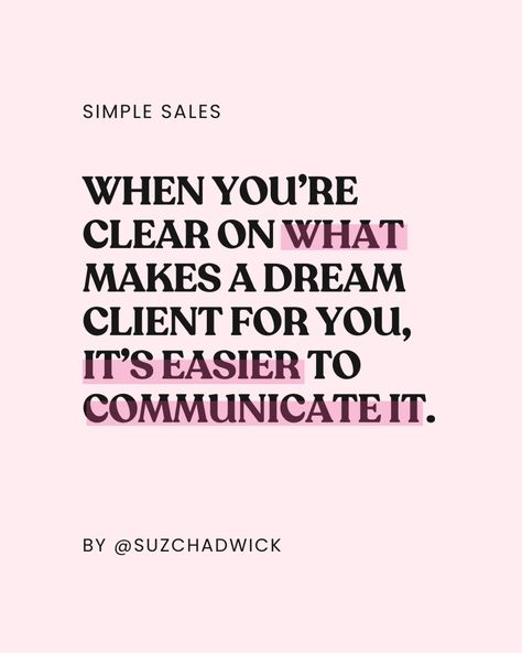 🧲Want to attract more of your dream clients? ❓Well, the first question you have to answer is... 🪄Who is your dream client? So often we take what we get (as one client put it) and I know that there are times in your business when you may need to take clients on that may not meet 100% of your dream client criteria, but I also want to encourage you to GO AFTER they clients you want. How do you go after them? 👉🏽You name and claim them and YOU get super clear on who that dream client is. I... Dream Clients, Dream Client, Be True To Yourself, Coaching Business, Programming, Your Dream, I Know, Dreaming Of You, The One