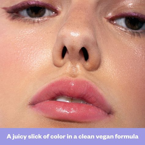 Clean Wet Lip Oil Gloss - Kosas Lip Oil Gloss, Wet Lips, Dream Makeup, Clean Vegan, Evening Primrose Oil, Body Exfoliator, Orange Oil, Wet Look, Lip Oil